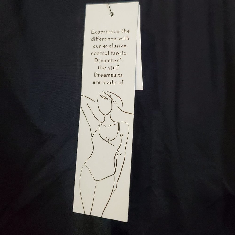 NWT Swim Skirt Dreamsuit by Miracle Brands Black Control Fabric Swimsuit Bottoms - Picture 9 of 10